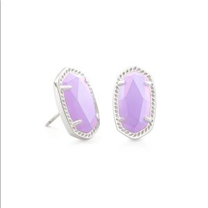 Kendra Scott Beautiful Lilac Ellie Studs NEW in box